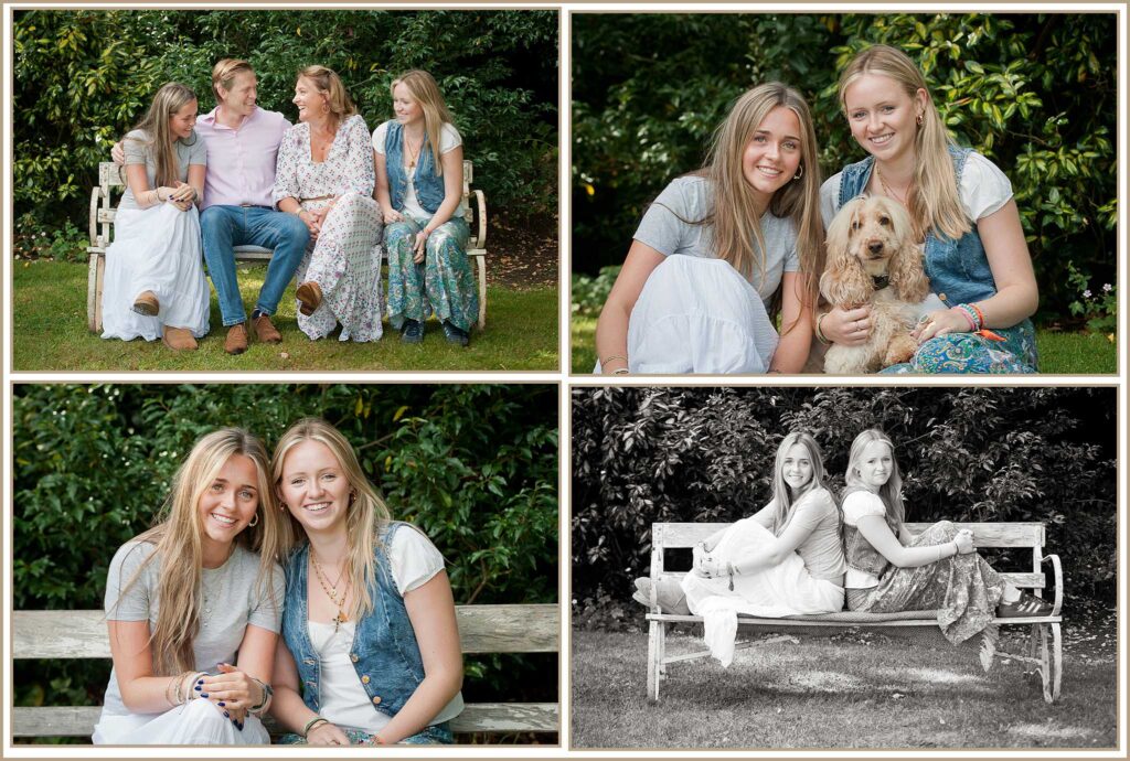 girls on bench 