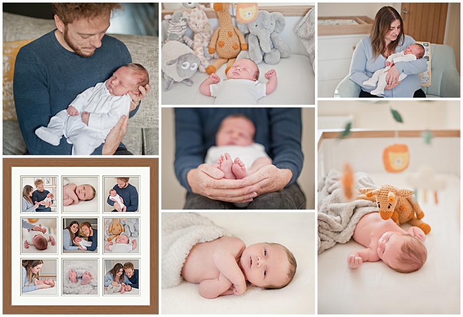 Guildford home baby photography shoot