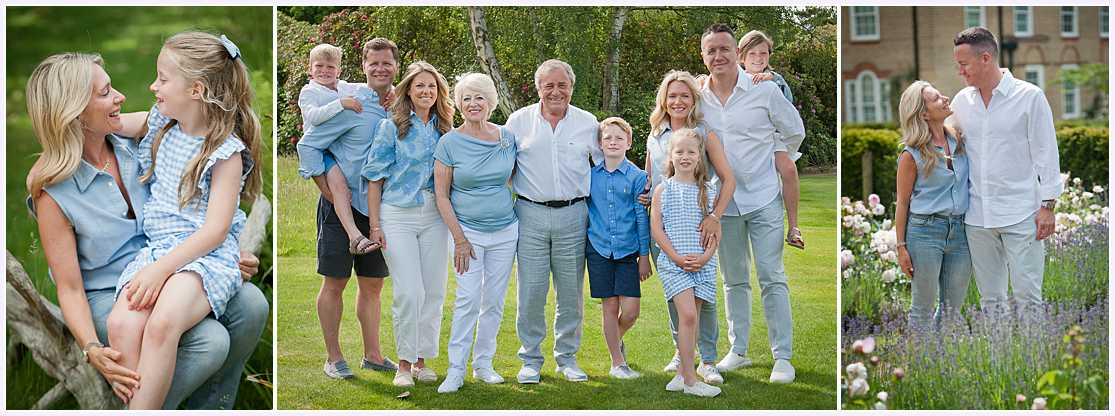 Extended family photography Surrey