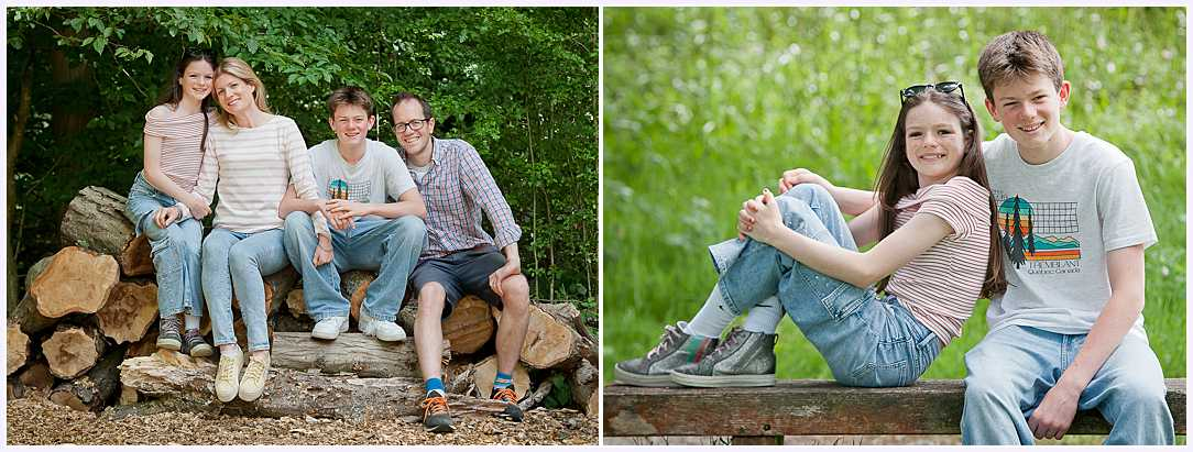 family by logs Oxshott