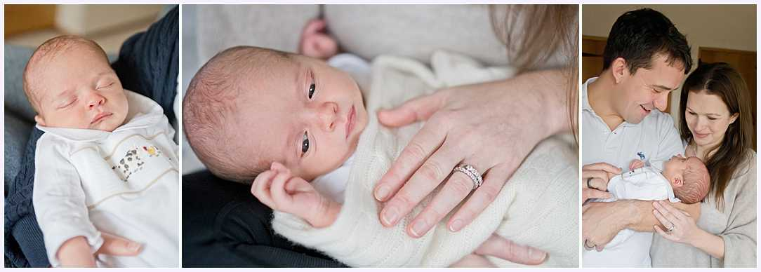 holding baby 